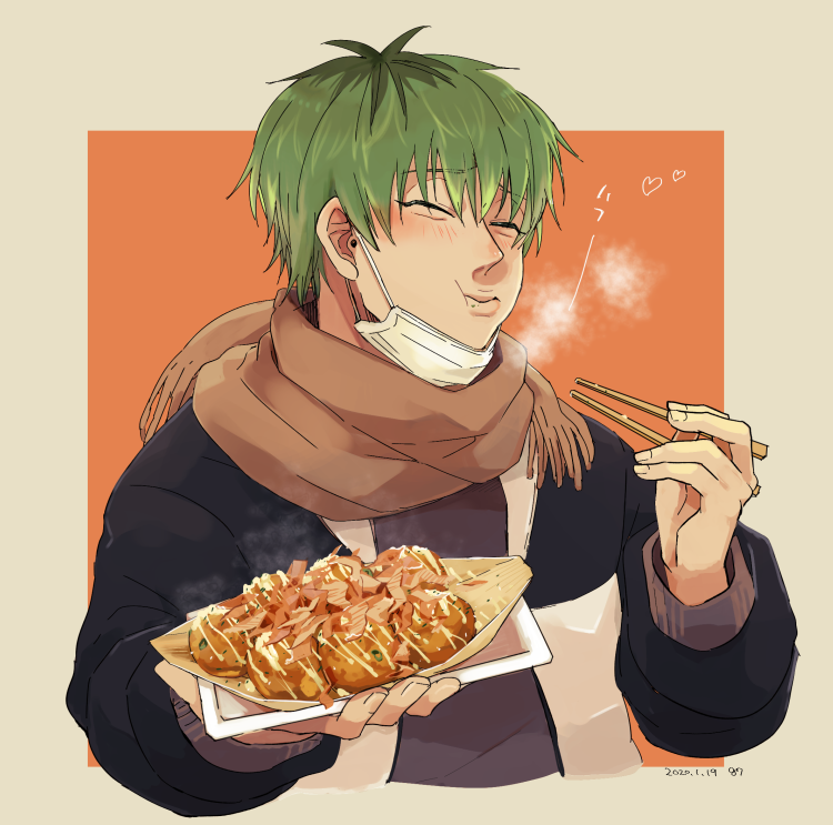 たこ焼きおいしかったの絵 はちななのイラスト