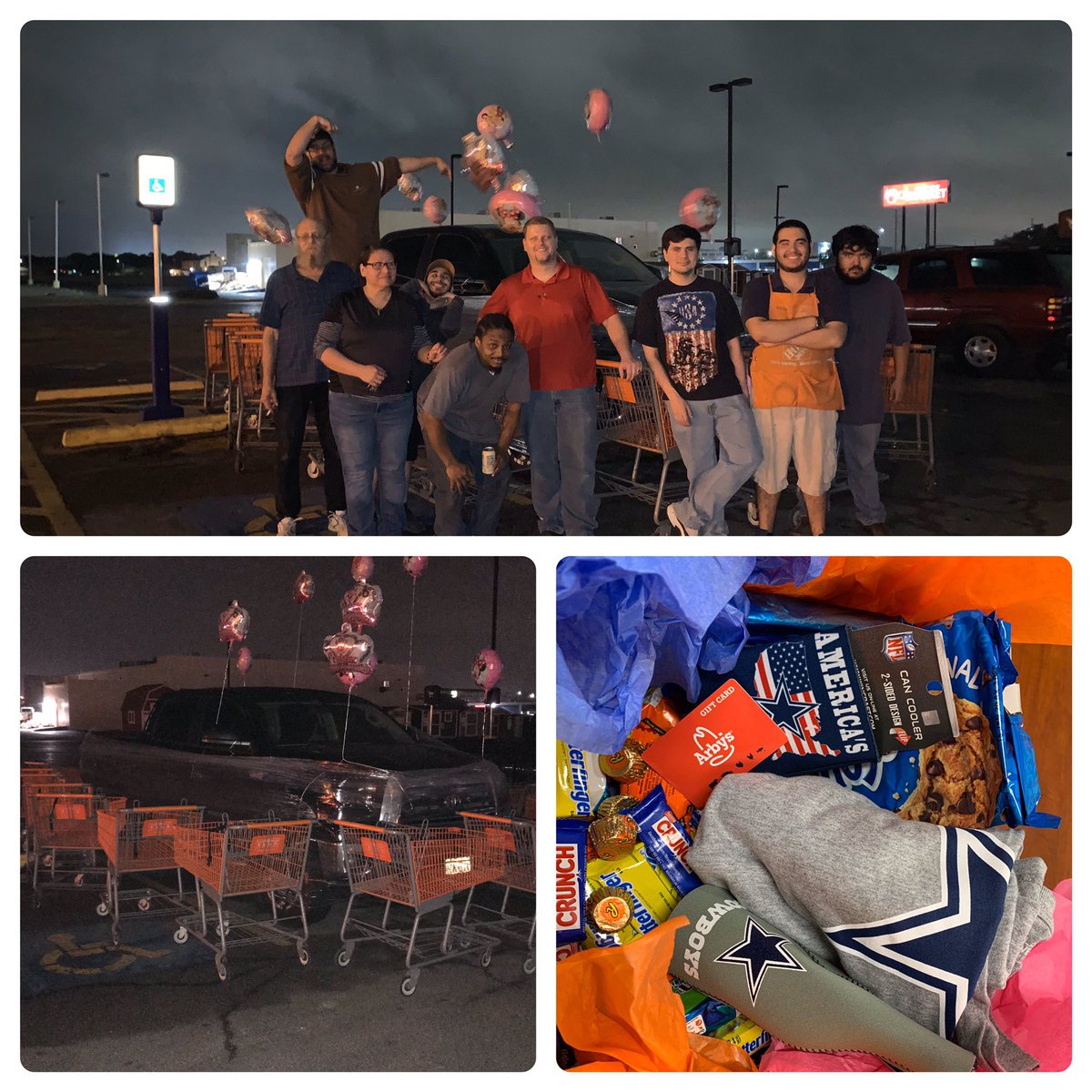 Thank you to all the fabulous associates @ 580. Love the princess balloons. You all will be missed. Ready to begin my next adventure @ 6550.