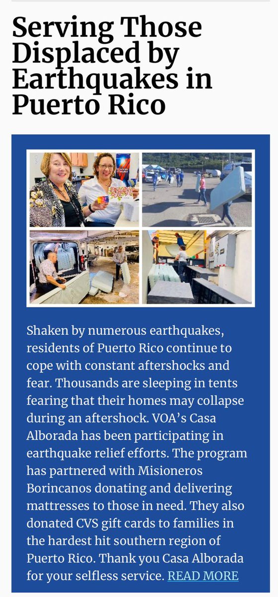 Happy to serve with the <a href="/Vol_of_America/">Volunteers of America</a> team in Puerto Rico.