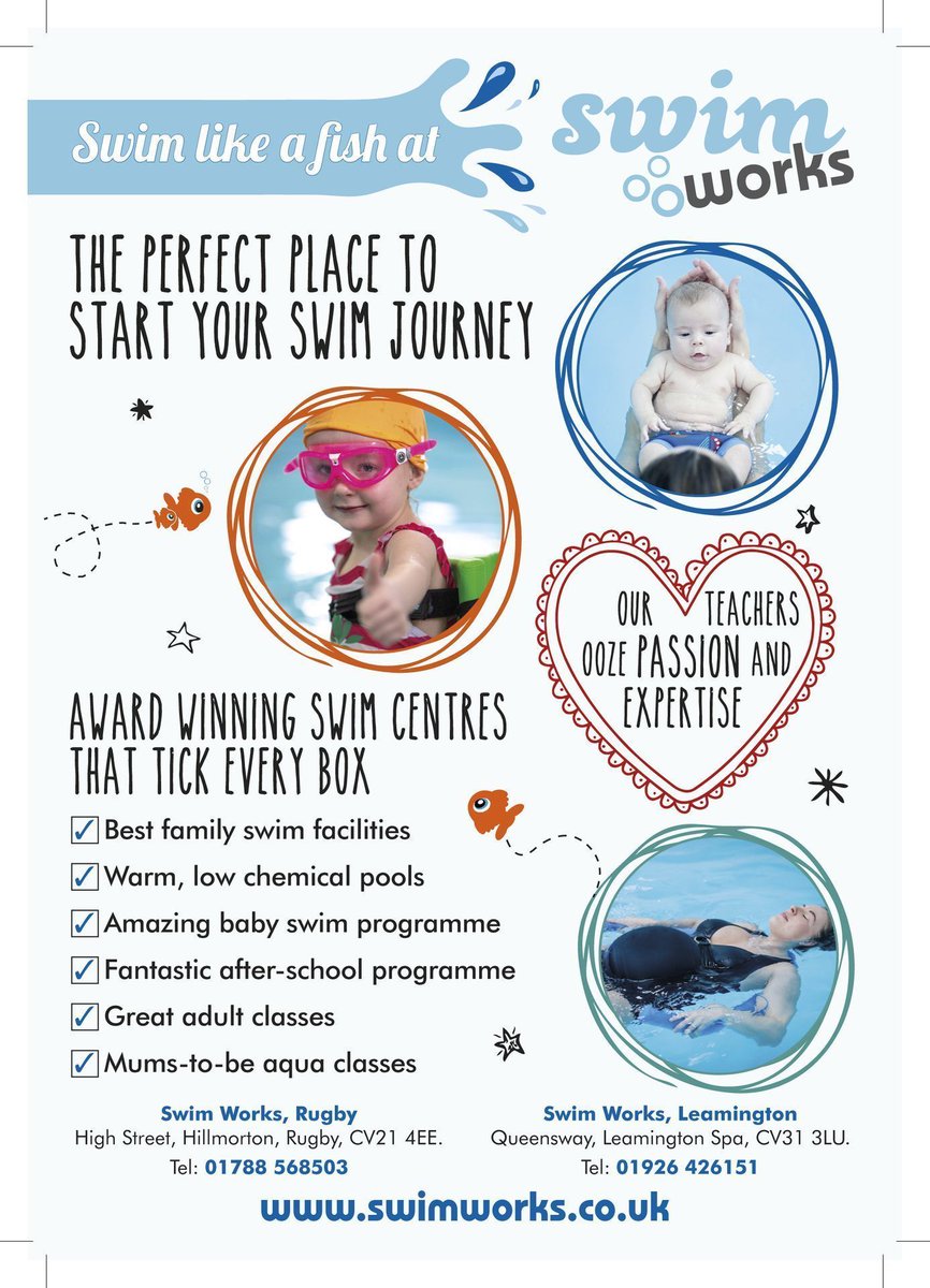 allsortsmag's tweet photo. Looking for the perfect place to start your childs swim journey?

Swim Works Rugby offers the perfect environment to enjoy swimming.

https://t.co/BdWZeFkjzo https://t.co/mg6rHBJF4q