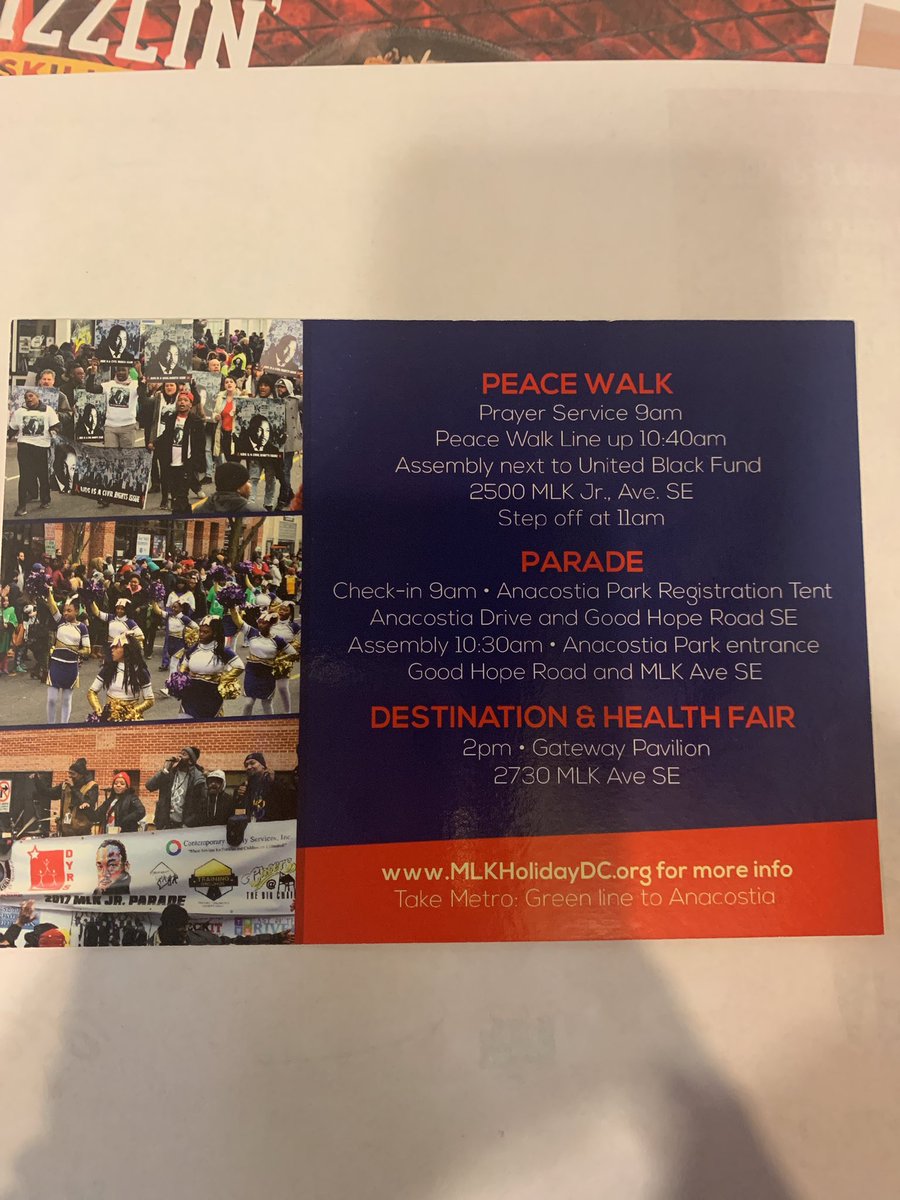 pffadc's tweet photo. MLK Walk &amp; Parade Monday January 20,2020 The PFA Wash DC  are still looking for Volunteers https://t.co/K128aWilLw