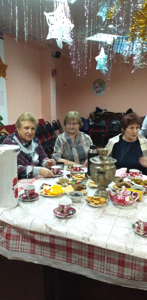 18.01.2020 г. Рождественские посиделки для членов клубов "Ветеран" и "Кудесницы"