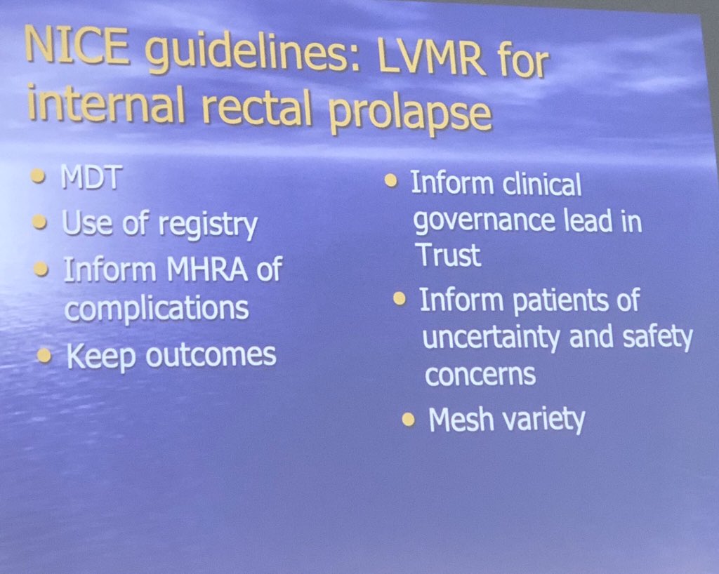MRIqbalSurg's tweet image. LVMR for internal rectal prolapse : #niceguidelines @Dukes_Club @TPFSuk