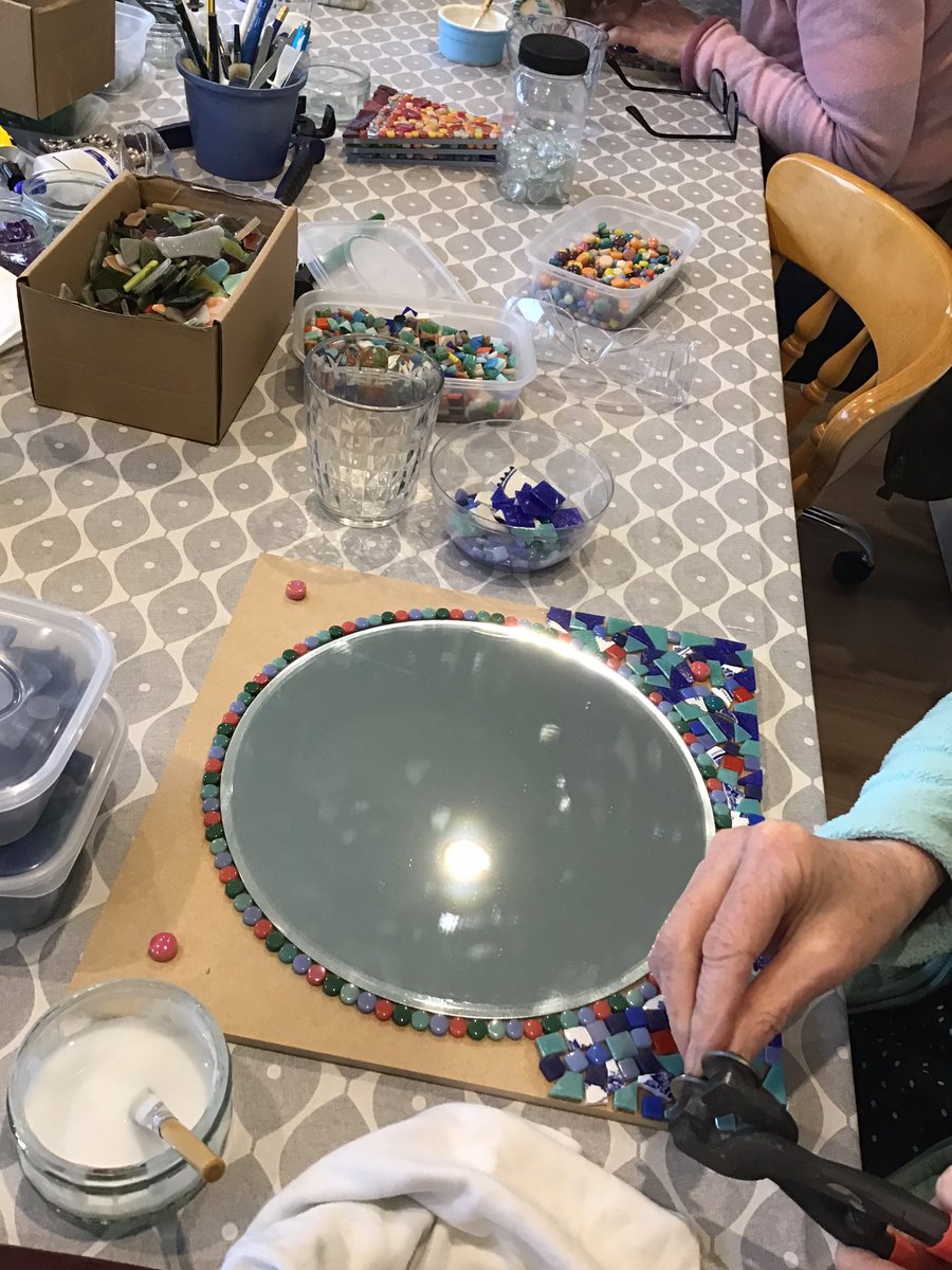 Lots going on in the studio. Look for Cotswold Mosaics on Instagram and Facebook 🥰