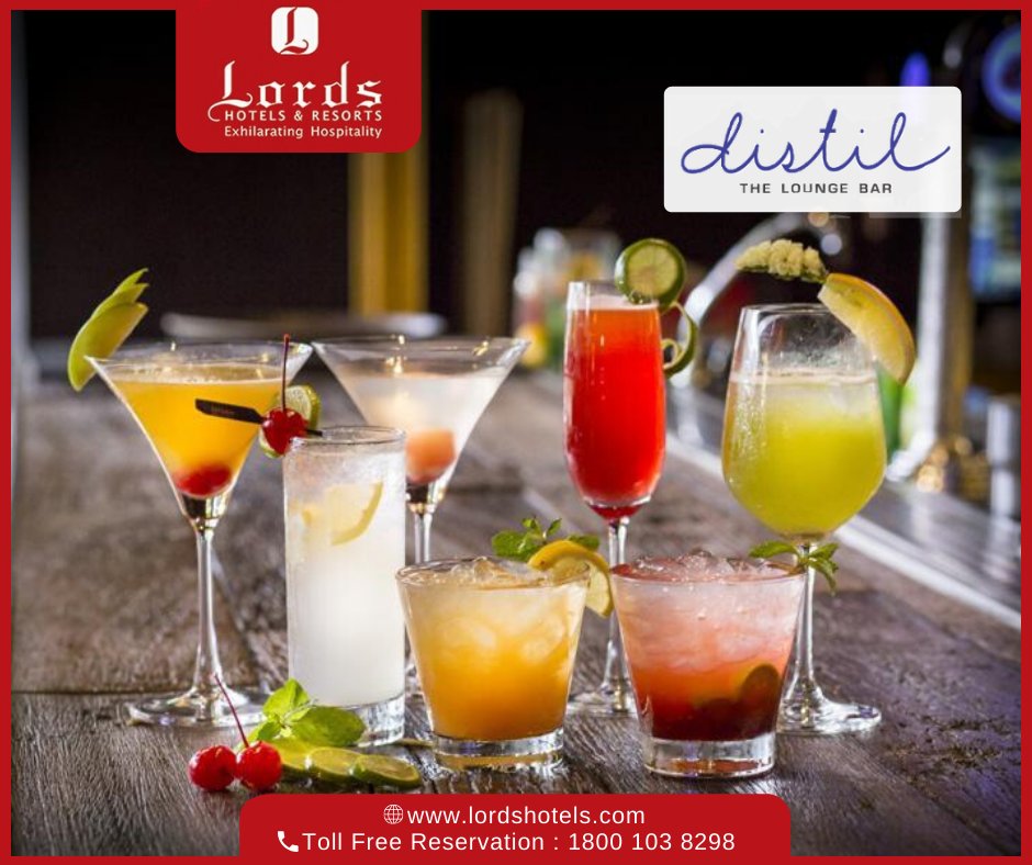 LordshotelsR's tweet photo. Experience the luxury hotel bar and fine-dining concepts at Distill The Lounge Bar.
#LordsHotels #TrueValueHotels #EconomyHotels #DistilBar https://t.co/jEuHxocTij