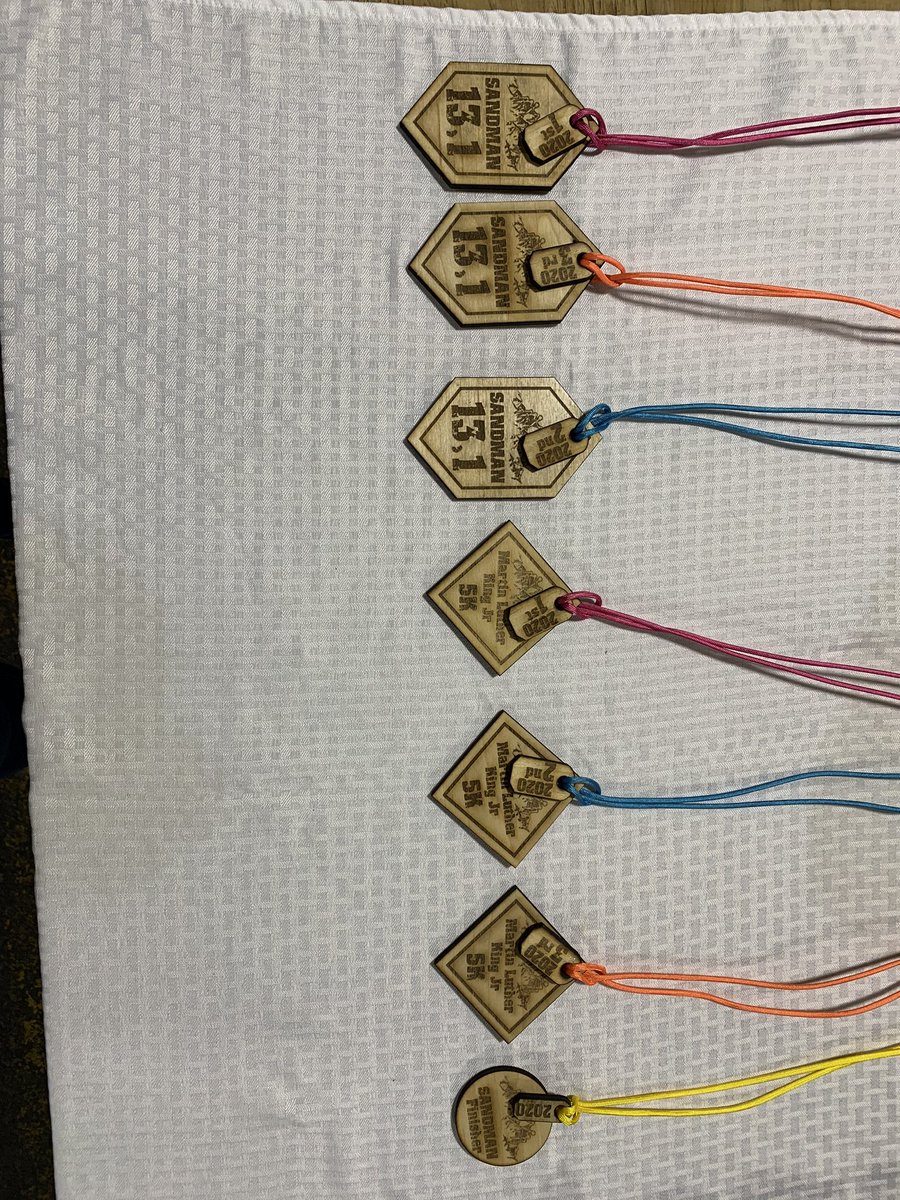 BobbiDillow's tweet photo. It’s Sandman Extreme Race Day in Wythe County!  Finisher Medals all handcrafted from our students at the Wythe County Technology Center.  #WCPSSuccess #Community #Education #STEM https://t.co/SkWekuCGYA