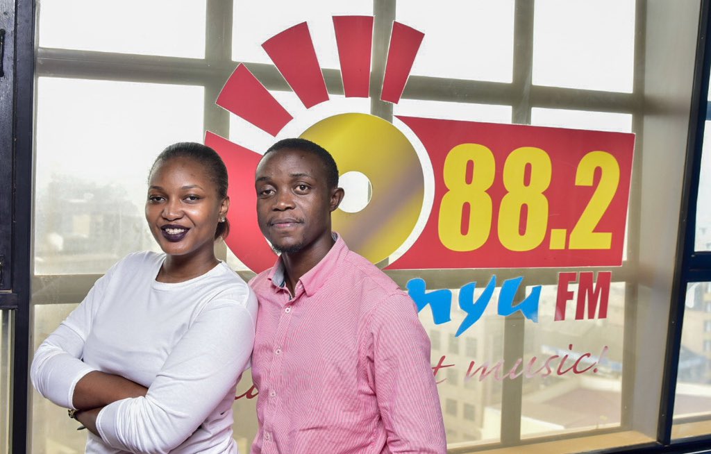 bamulanzeki's tweet photo. In @882SanyuFM studio with @esteri_ug is on #CelebSelect talking photo journalism . Tune in
#TodaysBestMusic https://t.co/XAhTp1RgdO