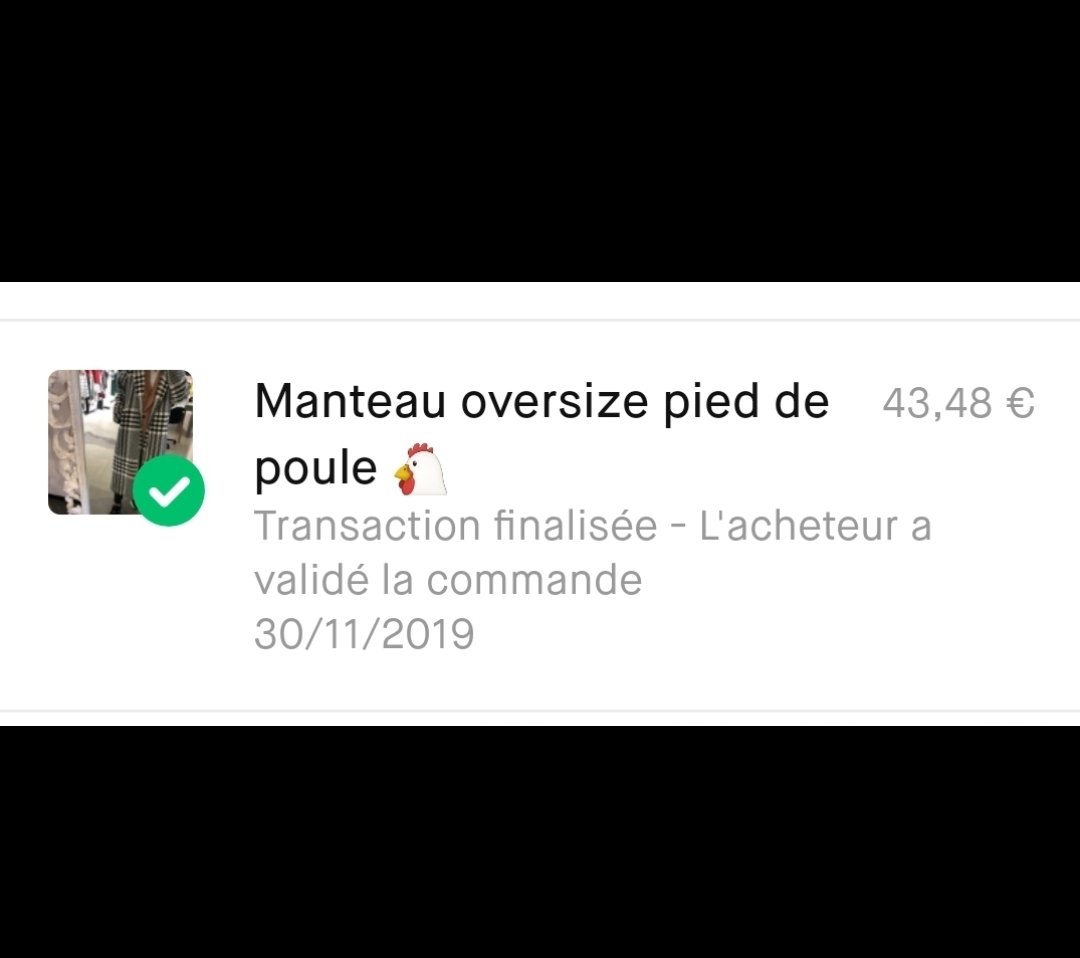 DoniPoupi's tweet photo. @VintedAide @vinted Preuve annulation remboursement https://t.co/CTYaI8k3LU