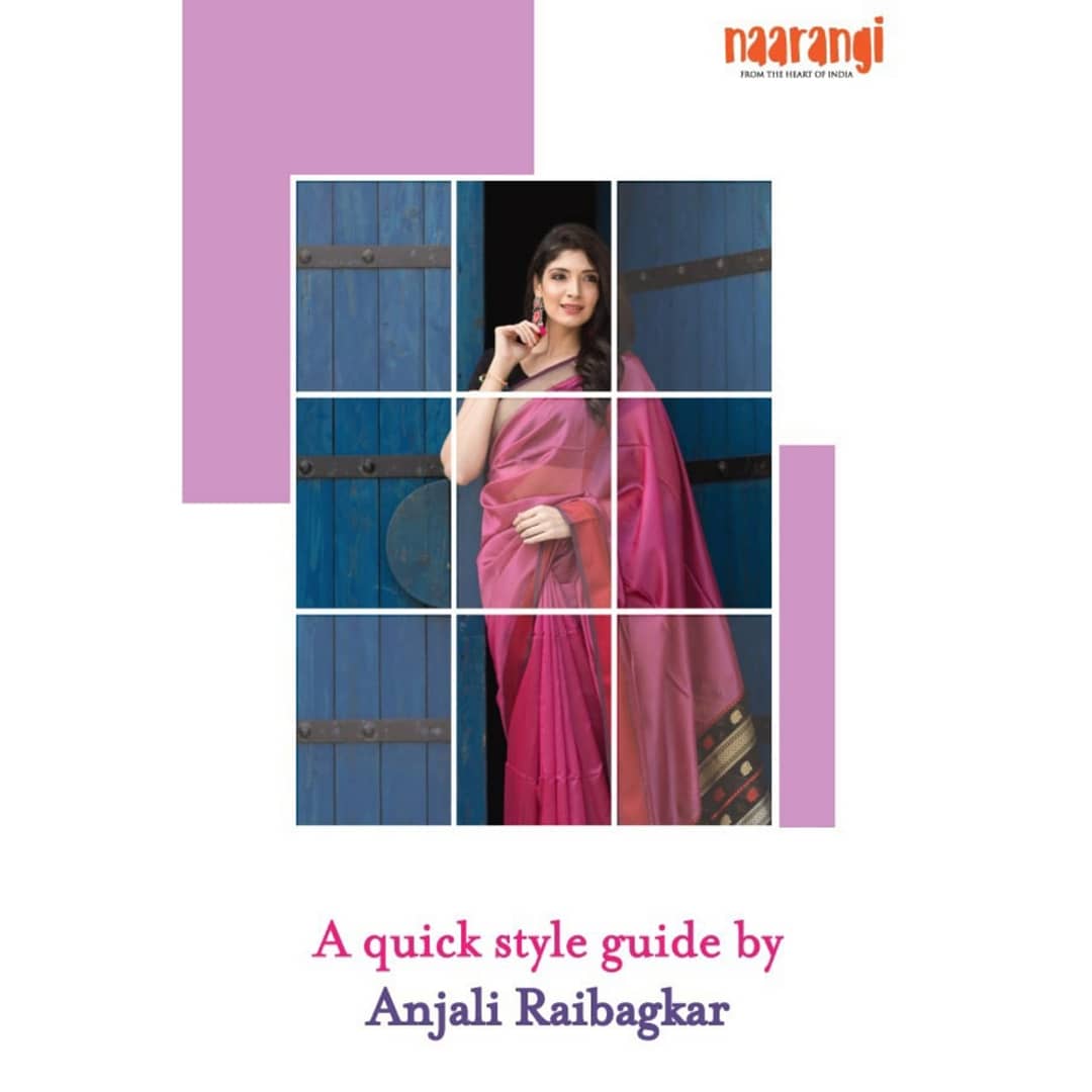 NaarangiCrafts's tweet photo. Here is a lookbook for the #contest winner of #MySareeMyStyle contest. Your style inspiration Anjali Raibagkar is here to guide you. 
For the full lookbook check out @NaarangiCrafts at Facebook &amp; Instagram page.

#NaarangiCrafts #RETWEEET https://t.co/b3RRsFItli