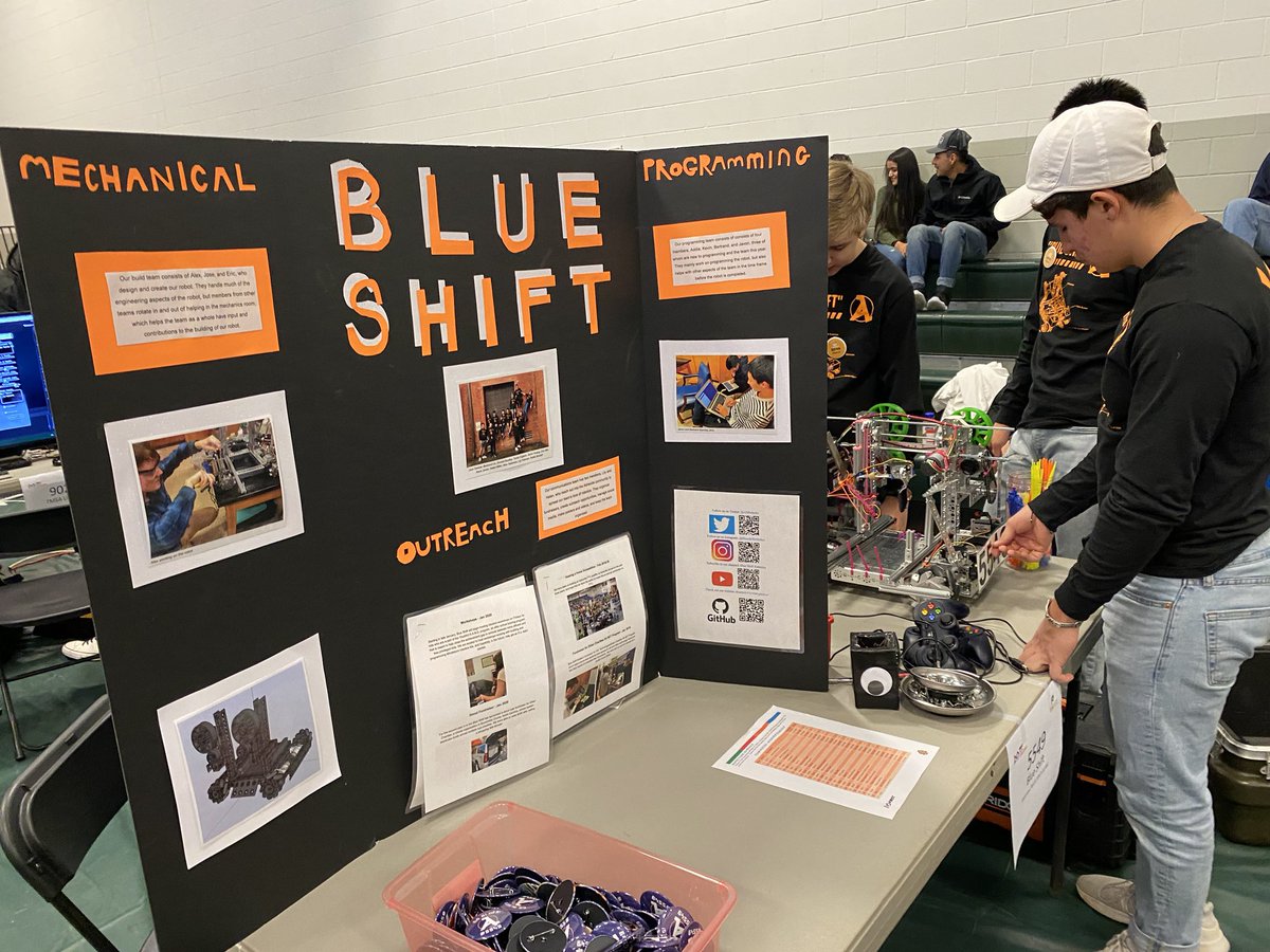 ASRobotix's tweet image. Team 5549 BlueShift Robotics in Raleigh preparing for competition today! #GoBlues #FTC @AshevilleSchool