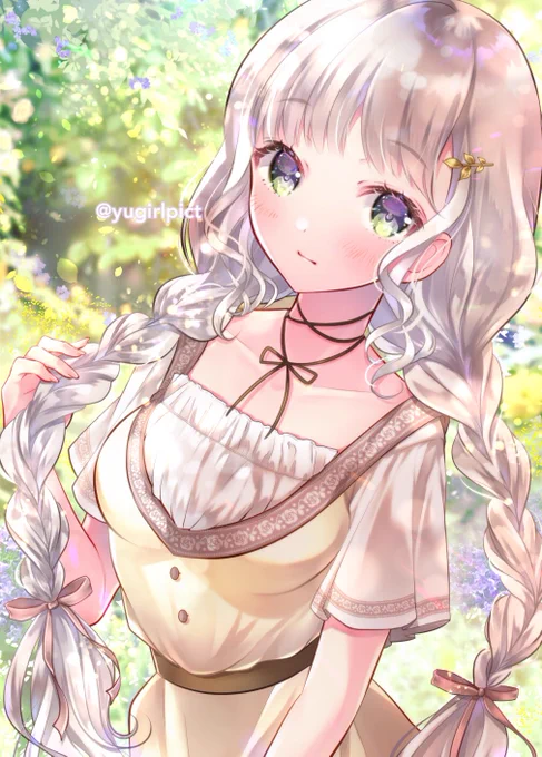 ご依頼で1枚絵を描かせていただきました☺️
自分でもお気に入りのイラストです?
(ご本人さま以外使用禁止のため文字入れトリミング加工してます) 
