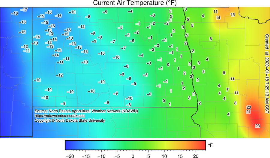 DarylRitchison's tweet photo. Current temps. #coldreturns https://t.co/aK6zBcAasY