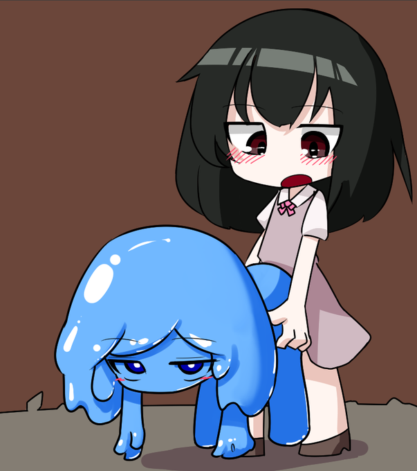 スライムちゃん足あったんだ 