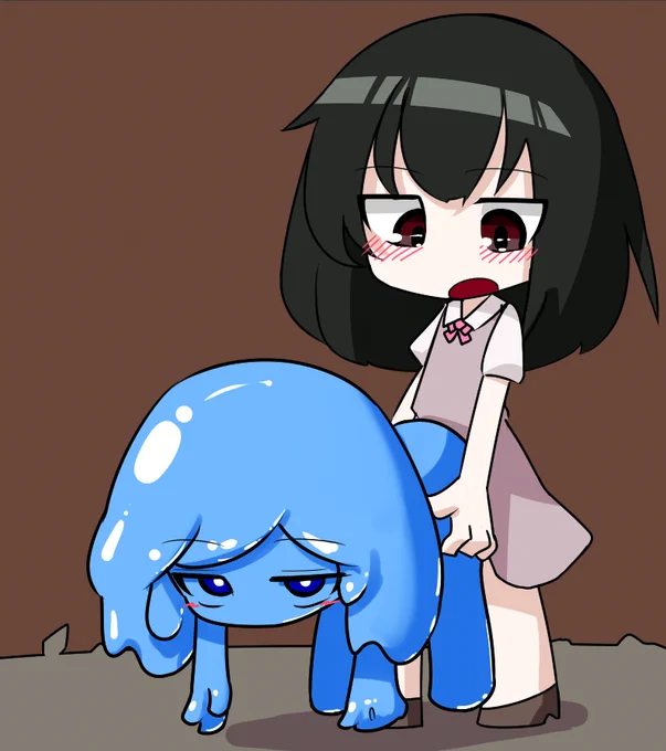スライムちゃん足あったんだ 