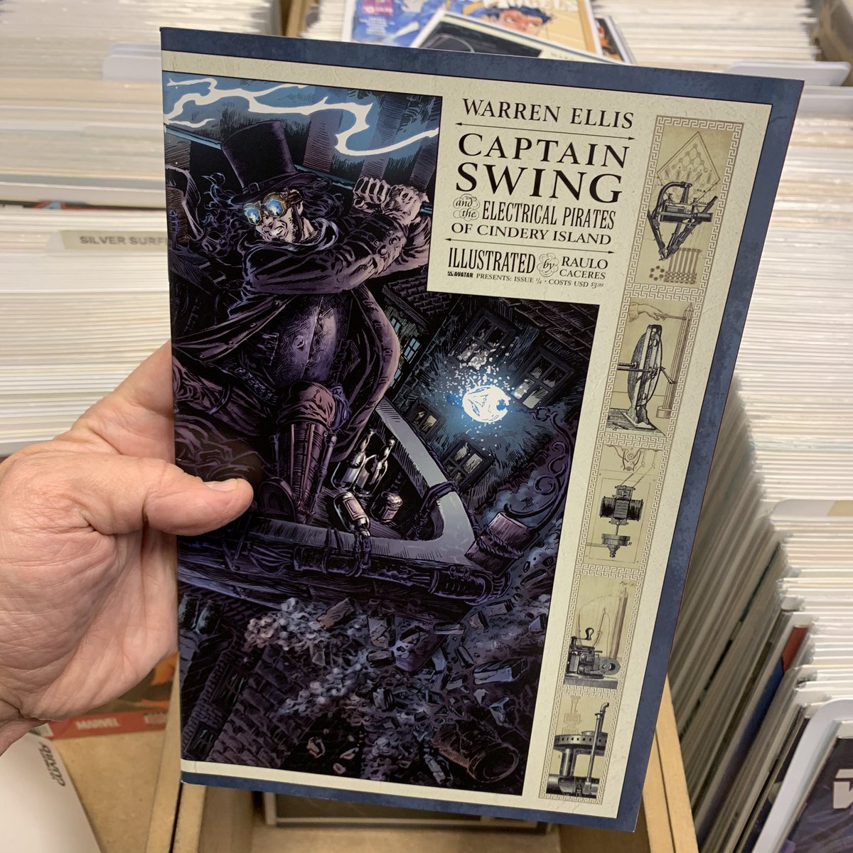 radar_comics's tweet photo. En la tienda y en la web: Captain Swing (Avatar, 2010)
https://t.co/HsdvtbQApP
#RadarComics #Comics #Malasaña #CaptainSwing #WarrenEllis #RauloCaceres #Avatar https://t.co/4hbtkOv7Vf