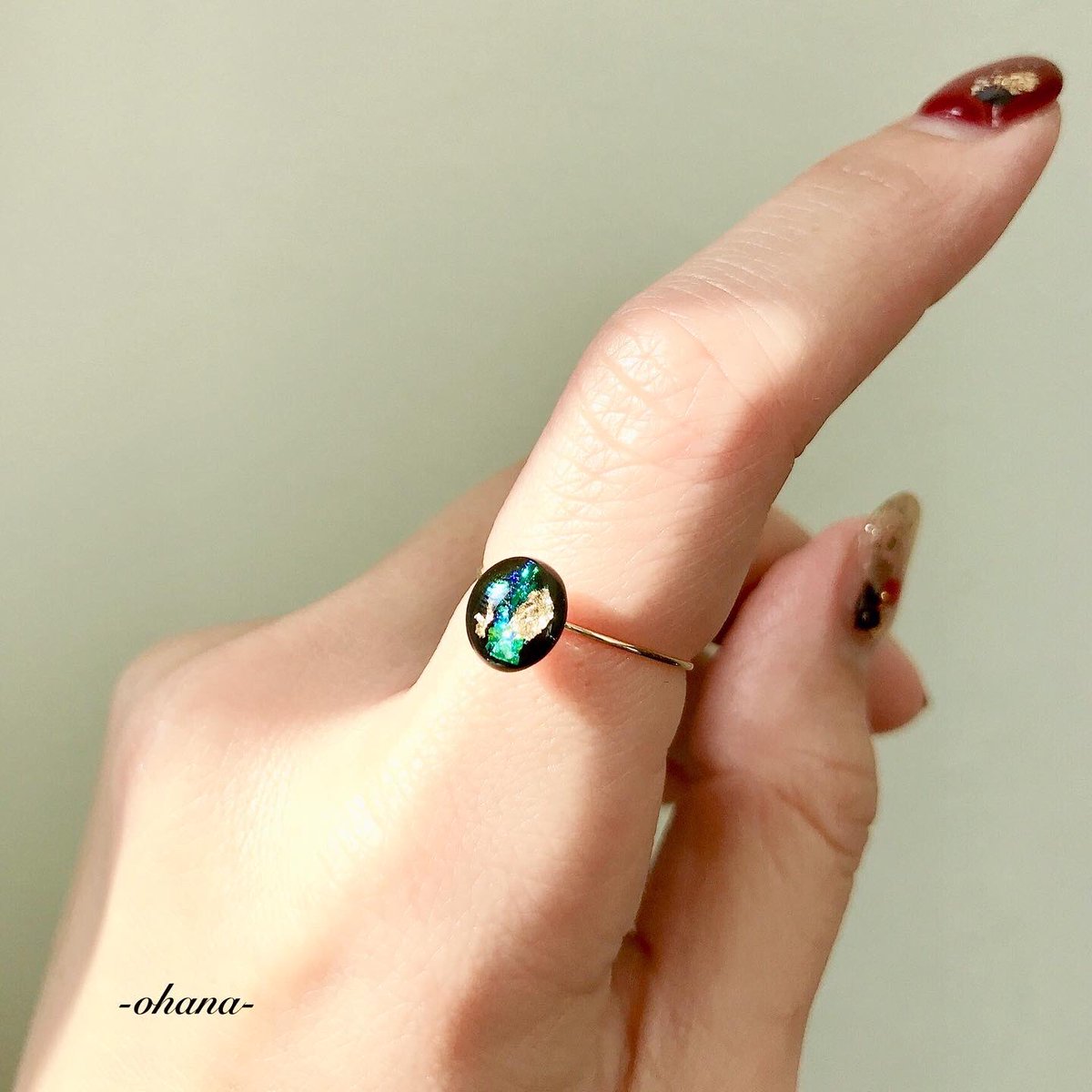 Handmade By Ohana Youtube 配信しました 今回は レジン 初心者の方にも簡単ではじめやすい オパール風アクセサリーの作り方 モールド 型 も使わないので 好きな大きさで作れます 是非作り方 見てみてね T Co