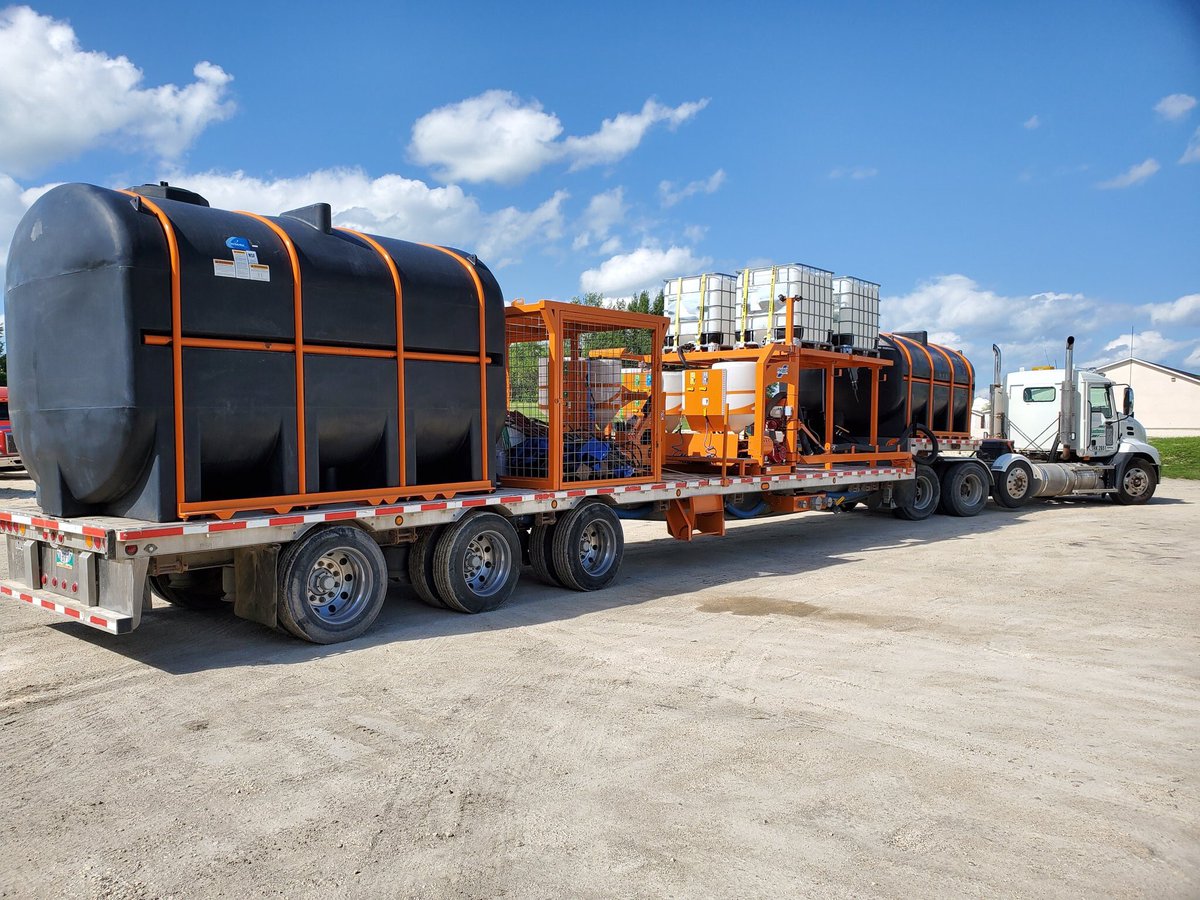 Looking at setting up a nurse trailer 45 feet drop deck. Two tanks chem handler and storage. Ideas and suggestions to help design. Tia.   #nursetrailers