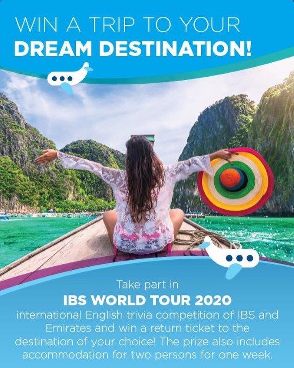 Challenge yourself with IBS’ and @emirates International English Trivia Competition and win a trip to your dream destination anywhere in the world! ✈️ 🗺
For more details please visit our website.
#ibsbudapest #budapest #highschool #highschoolcompetition #emirates