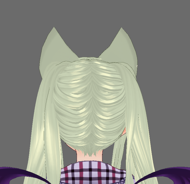 なると Beam Trident Vroidのベースヘア はテクスチャがいじれない 色も暗いので使いにくいんですよね ツインテールの髪型のベースヘアも全部1本ずつポリゴンで作り直してるんですが正直塗りだけで何とかしたいです 3 T Co Hr3c1uip5f