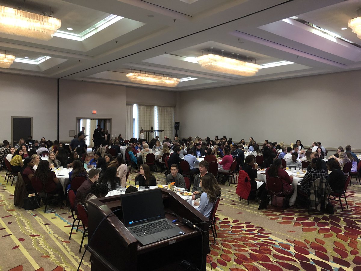 TLordNC's tweet photo. Great to be in Greensboro with 330 students participating in the @NCgoldenLEAF Scholars Leadership Program led by @CCLdotORG https://t.co/mUCThyfJ6U