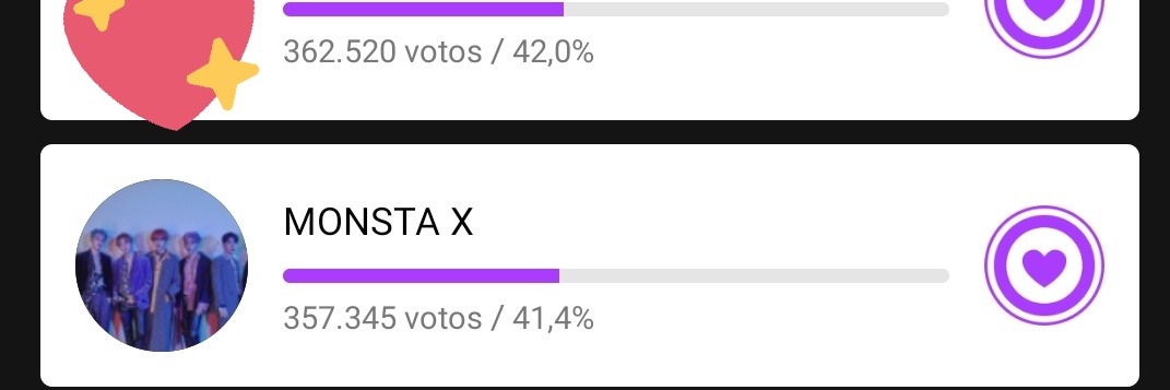 Stephymonstax's tweet photo. Donde están las Monbebe que siempre votan?
Falta 1 hs para que cierre y estamos perdiendo 🥺
#HomePartyWithMonstaX
#몬스타엑스_내일_만나요 @OfficialMonstaX
@STARSHIPent https://t.co/qgQv3wy3fp