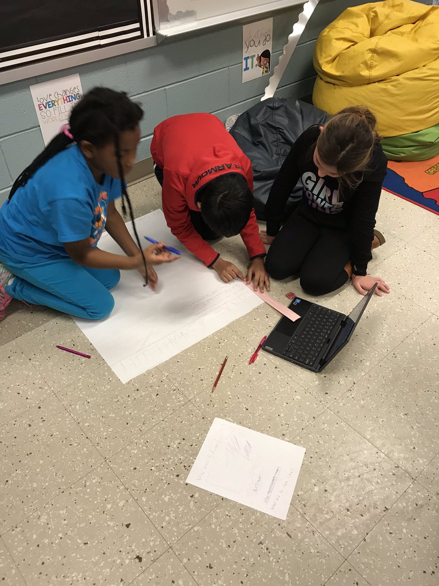 Ms_ThompsonBCPS's tweet photo. Ss working in groups to explore relationships in Edward Tulane! We LOVED our author study on @KateDicamillo! The students were hooked on The Miraculous Journey of Edward Tulane 😊 https://t.co/Viv6BP0xcI