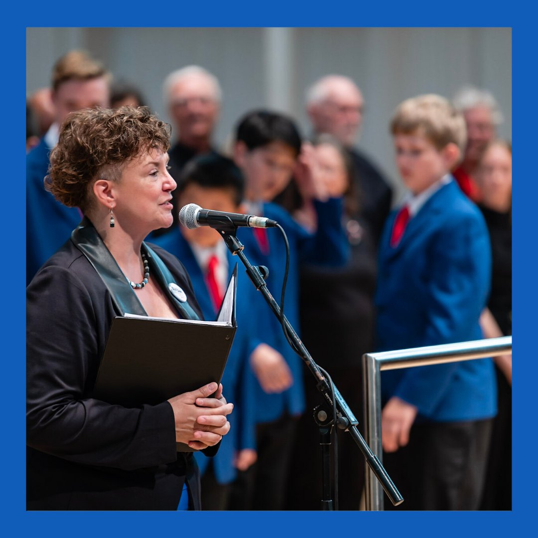 StirlingBrFest's tweet photo. Edette Gagné, the enthusiastic conductor at the BC Boys Choir, has built a reputation for excellence in her work.
 
We we were honoured to host Edette and the BC Boys Choir in 2019, who brought kindness and fun to. Scotland, along with a wealth of talent! #StirlingBridgeFestival https://t.co/m3PnAZpqds