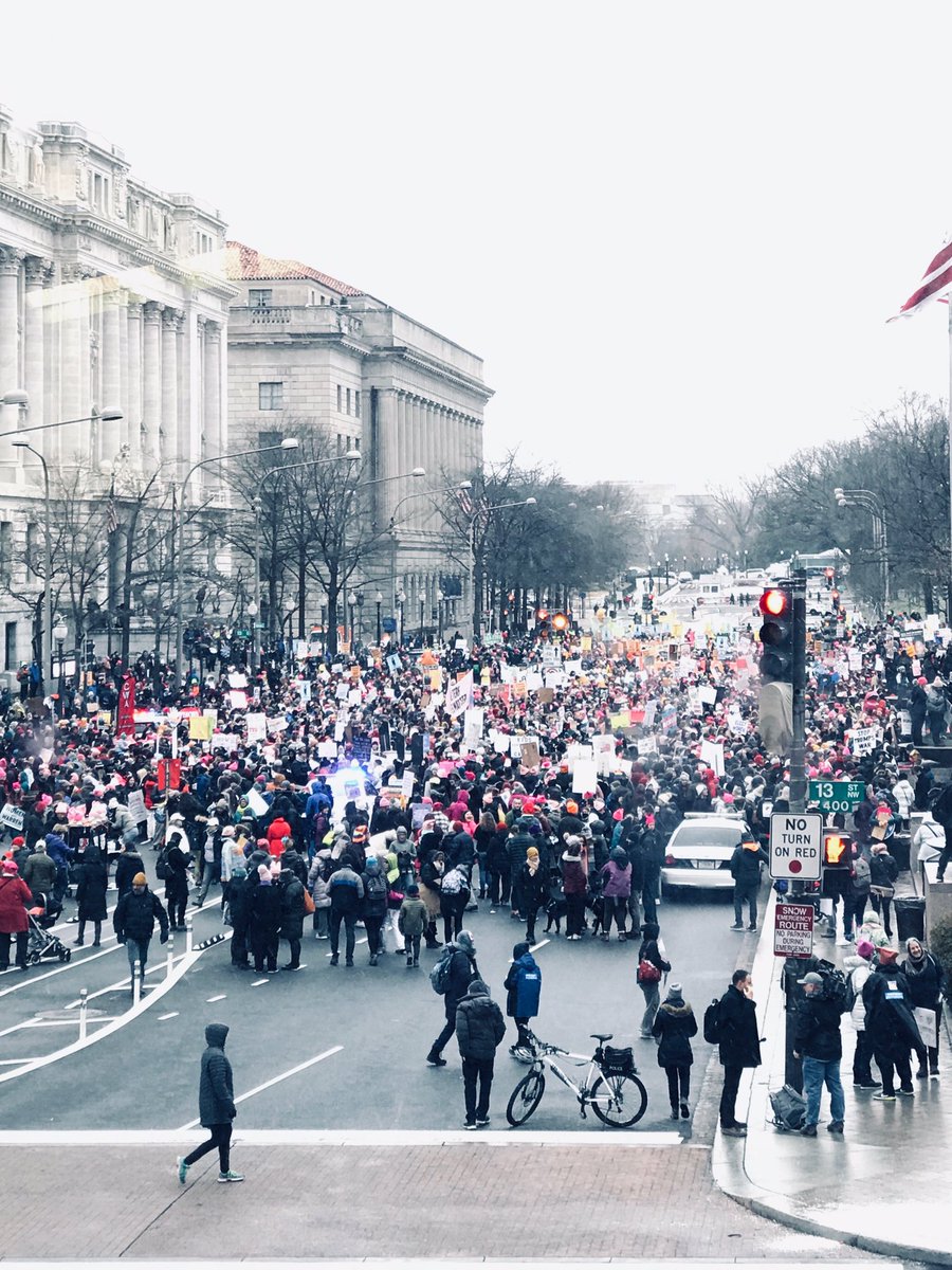 Crowd of people in the street