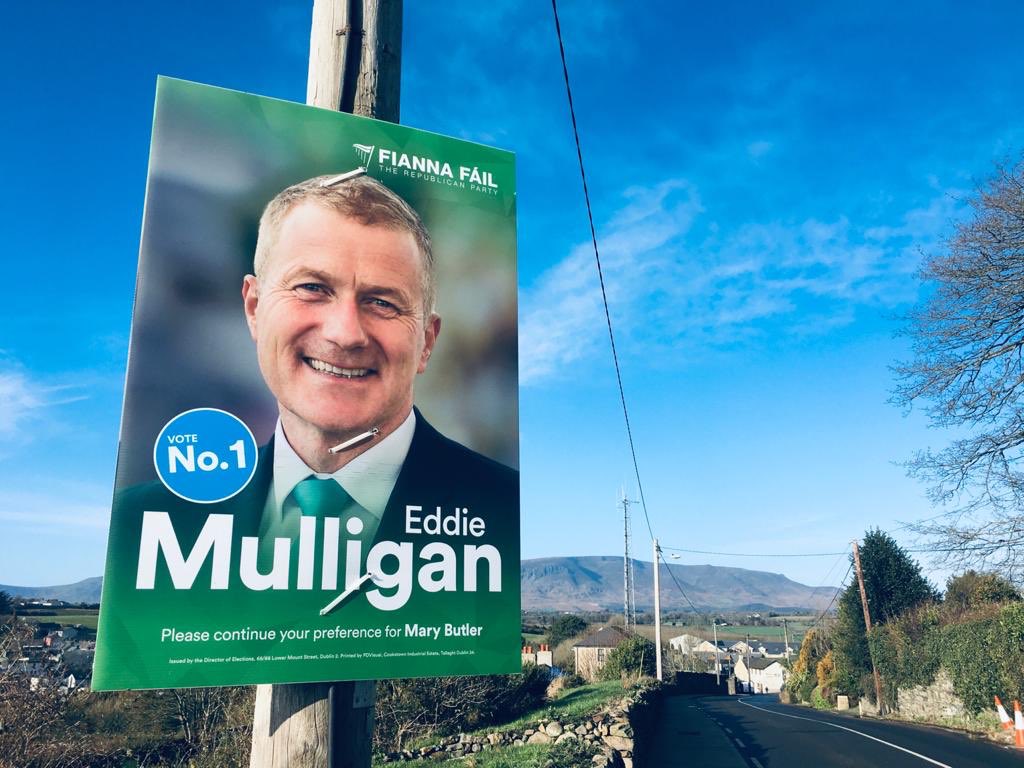 The posters are on the up and the canvass teams are out 💪

Huge thank you to everyone on my team for their work so far - We’re in Tramore today to meet and listen to as many people as possible! 

#GE2020 #BelieveInWaterford #Mulligan