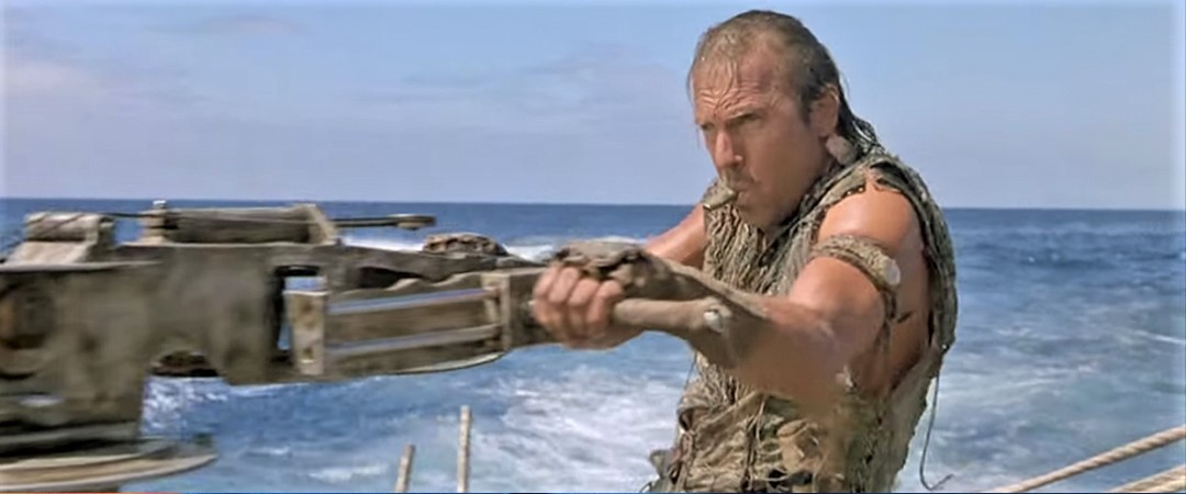 Happy 65th Birthday to Waterworld s man with the gills, Kevin Costner.  Time for Medicare! 