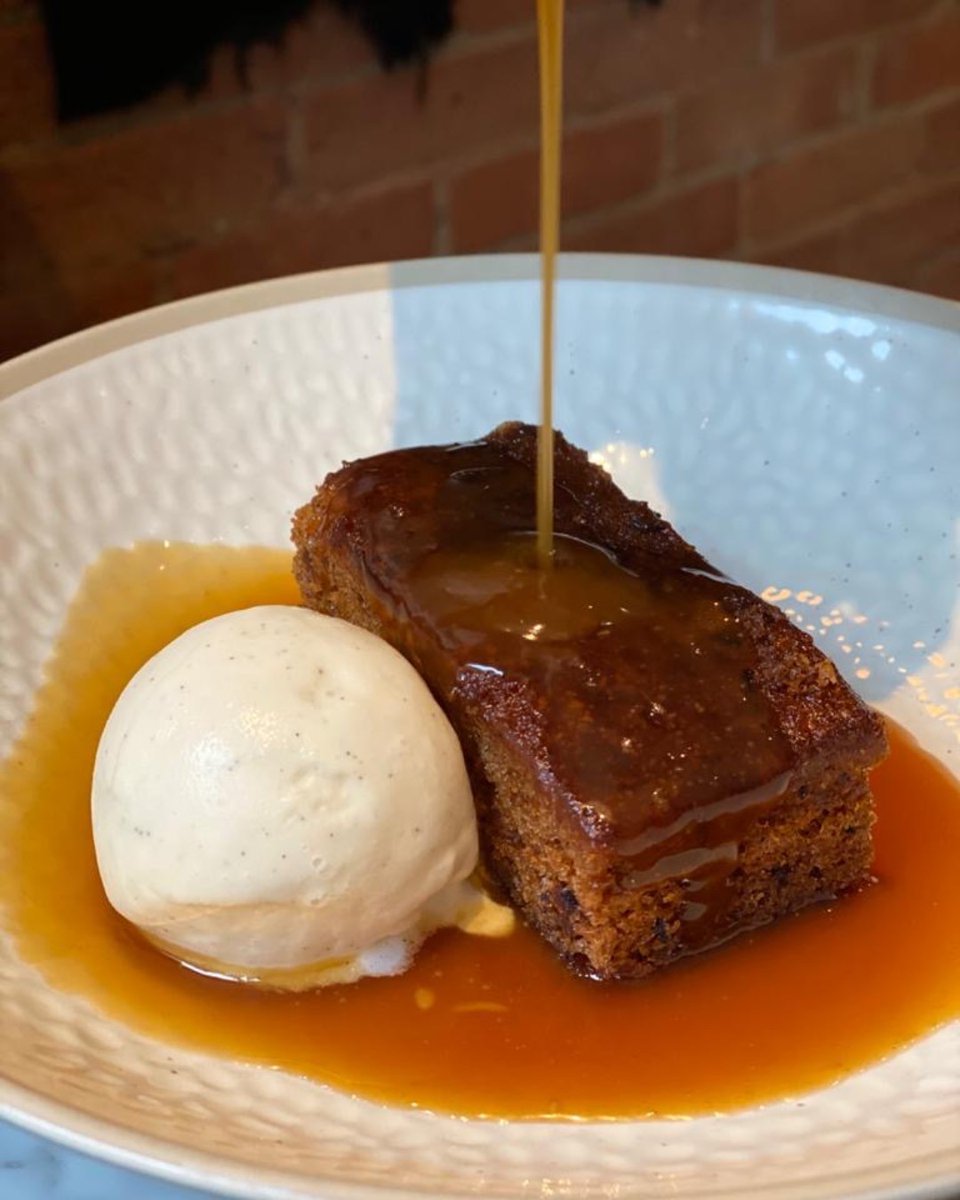 Saturdays were made for sticky toffee pudding! #MazeGrill
