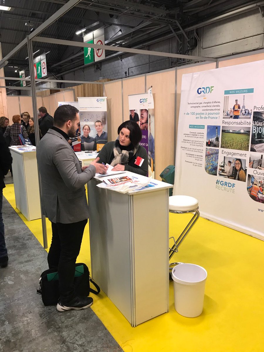 TouatiAlexis's tweet photo. #GRDF recrute en alternance : l'équipe RH #idf est présente aujourd'hui jusqu'à 18h00 au Salon de l'apprentissage - Porte de Versailles - Hall 2.2 Stand CPI 54
#alternance #recrutement #IDF https://t.co/WGH652iVMr