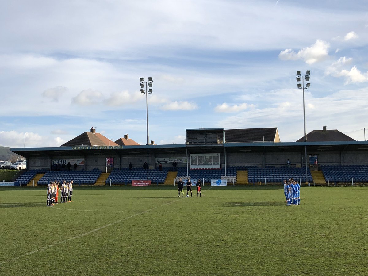 charliemuss's tweet photo. Beautiful afternoon for a change down at Sand Siro for the welsh league 1 clash @PortTalbotTown and @GardenVillage12 - 5-0 to the Blues at the away game what will the return fixture bring us? https://t.co/C7JzLPbKms