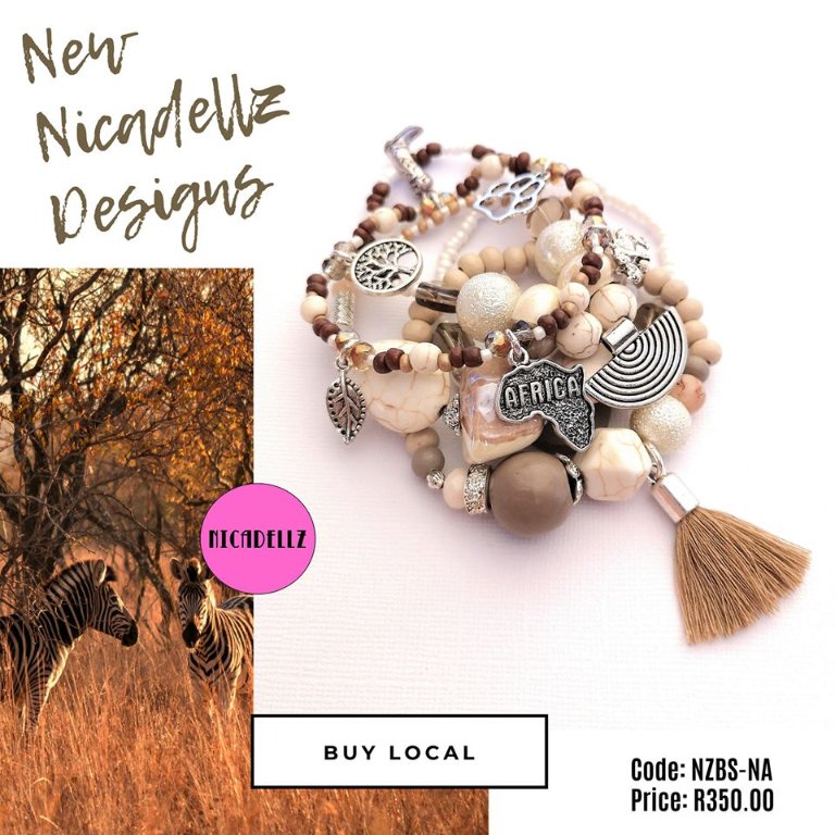 andreleroux777's tweet photo. African Inspired All 5 Elasticated Bracelet Stack 🦏 from Nicadellz

Code: NZBS-NA

Price: R350.00

"There is always something new out of Africa." - Pliny the Elder 🌍

https://t.co/J9HmK8nmSJ

https://t.co/9JS99QOIkY

https://t.co/5lIJRywKLf

https://t.co/X0kZemgG5p https://t.co/9Ur0roCCWH