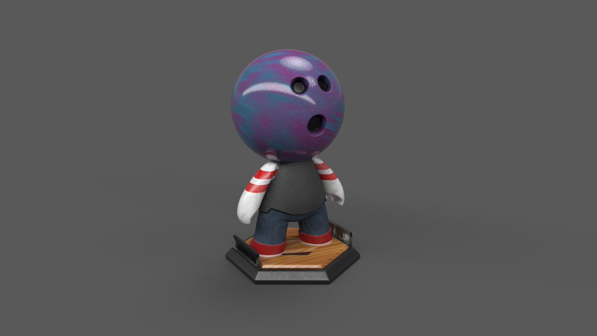BastiJP_3D's tweet image. Finally decided on an idea I plan to finish for the #MeetMAT2 contest by @Substance3D !

I call him 'Keeper of the Alley' ... still a lot of missing details, but the groundwork is almost done :D

#substancepainter #bowling #WIP