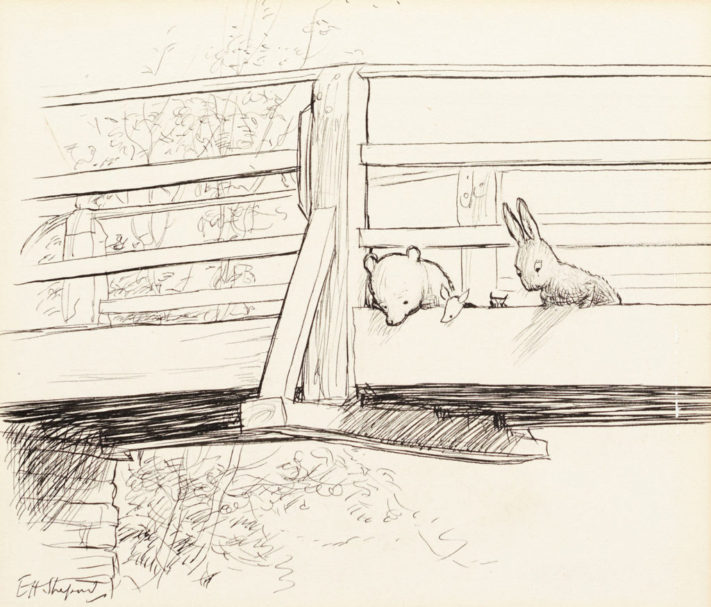 AmericanFrame's tweet photo. #WinniethePooh first appeared in book form in 1926, in the original collection of stories, followed two years later by The House at #Pooh Corner. A.A. Milne wrote the stories for his son, after whom Pooh’s best friend Christopher Robin is named.

#art #sketch #winniethepoohday https://t.co/Xee8fHiEZo