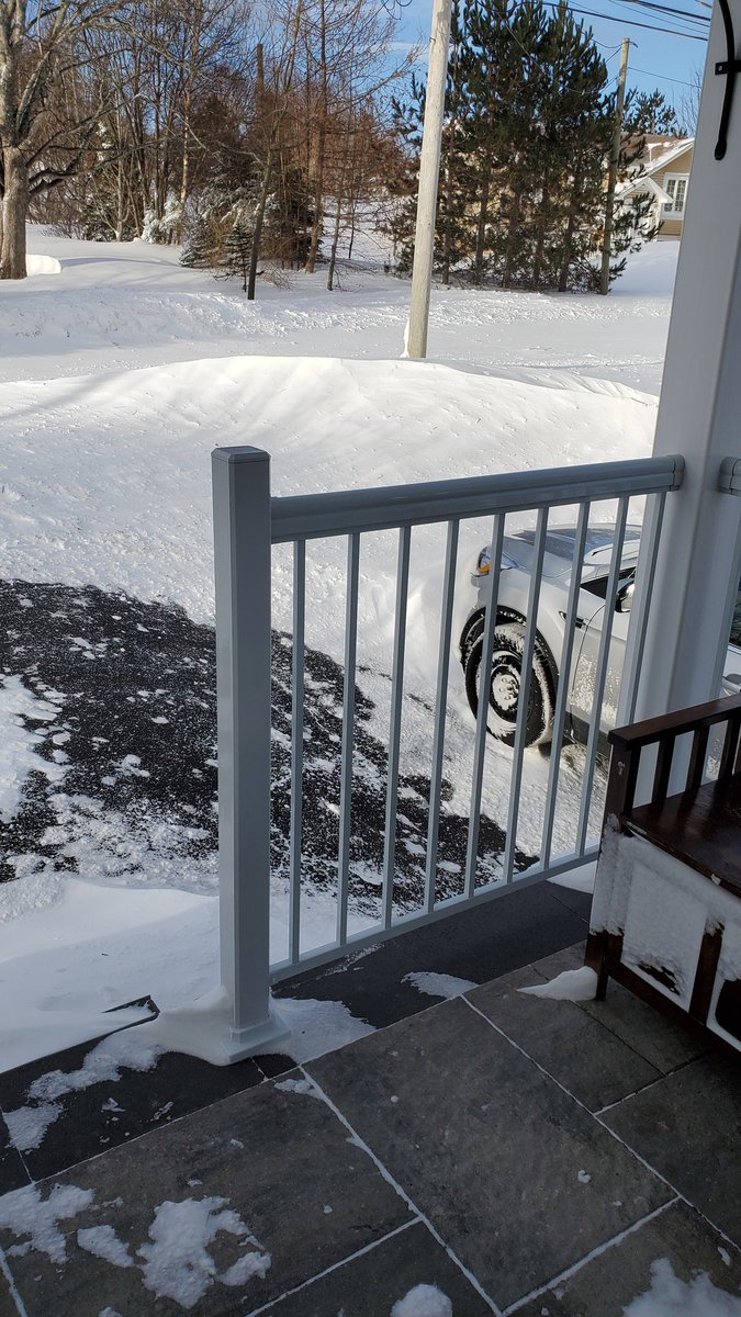 jastaple's tweet photo. We got very lucky with the winds! Just dreading what the plows will eventually push into the driveway #nlwx #stormageddon2020 #nlblizzard2020 https://t.co/sNHsqMom9l
