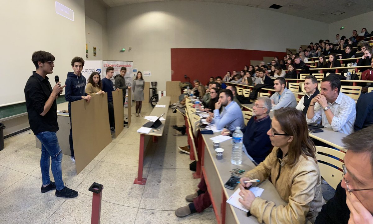 SUP_lycee's tweet photo. Encore 100 jeunes sensibilisés à l’innovation pour devenir entrepreneur de leur vie ! Bravo @iutmontpellier ! @BpifranceCrea @aefeinfo @jmblanquer @pierreAlzingre #2DFT https://t.co/yfAacEBhdS