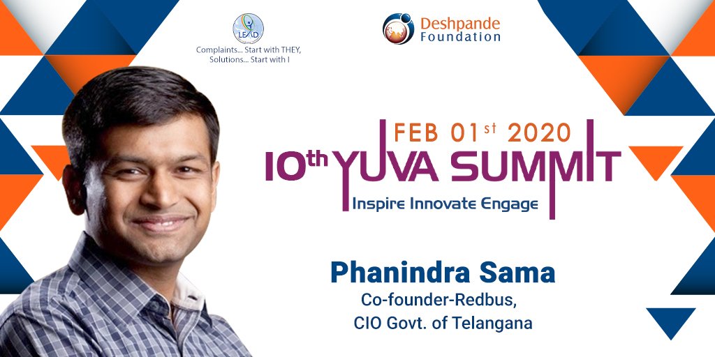 dcseLEAD's tweet photo. @phanindrasama is the former #CEO of India's biggest online ticket booking platform @redBus_in.
He is also a successful angel investor, and he is helping the Gvt. of Telangana as the CIO.
Get a chance to meet him & ask more questions at #Yuvasummit.
https://t.co/mBUNrrvKvp
#lead https://t.co/tmFEPS2mzn