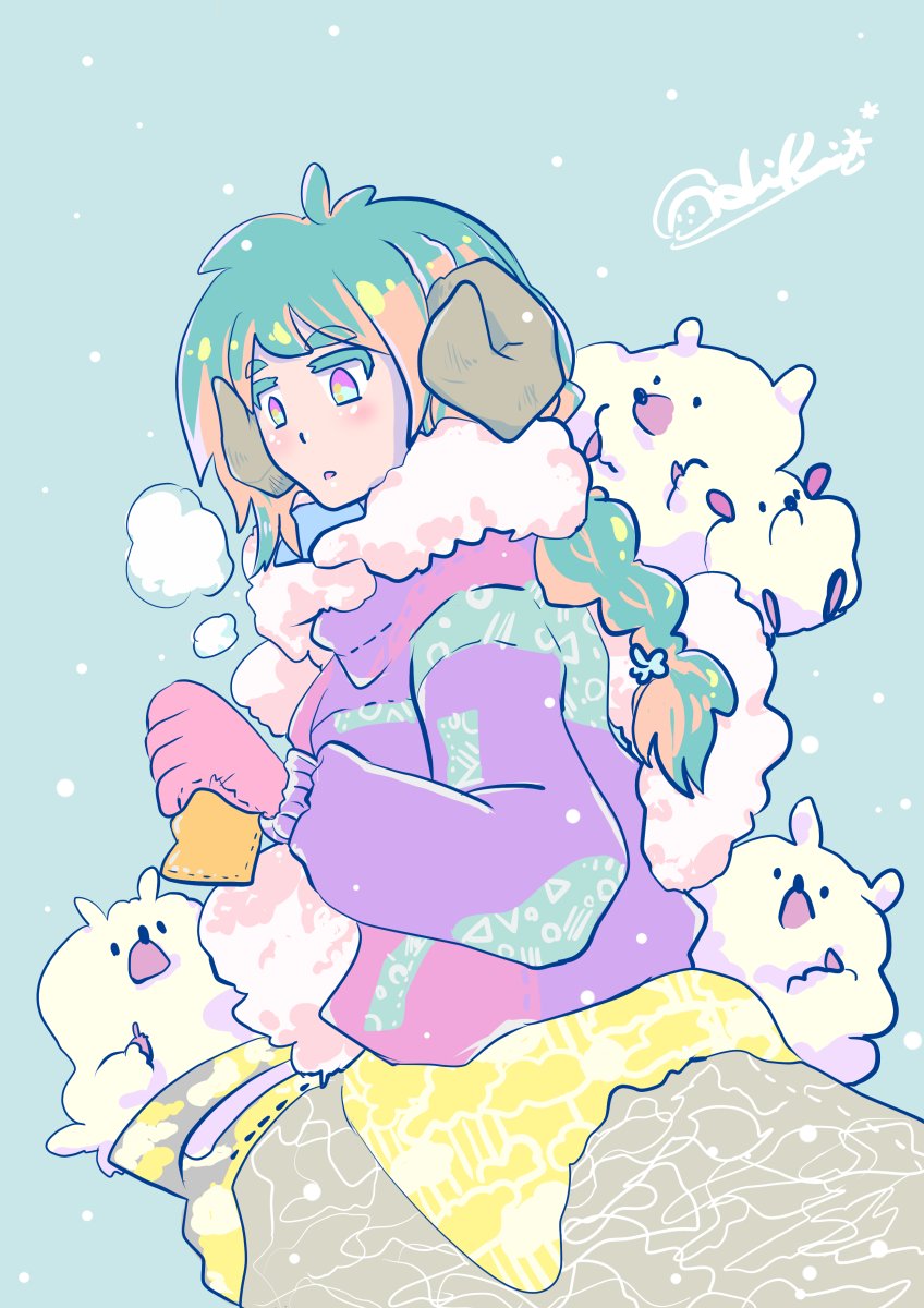 Hiki ほんわかポップイラストレーター V Twitter もこもこ