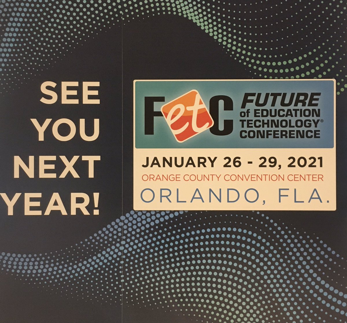 JenWomble's tweet image. Adios Miami Beach! 
Amazing location for #FETC 40th Annual Future of Education Technology Conference Celebration!! Thank you @TheMiamiBeachCC for a beautiful location & great meeting space! 🏖
See you next year @FETC 2021 in Orlando, FL for #edtech learning & leading! #edchat ✈️