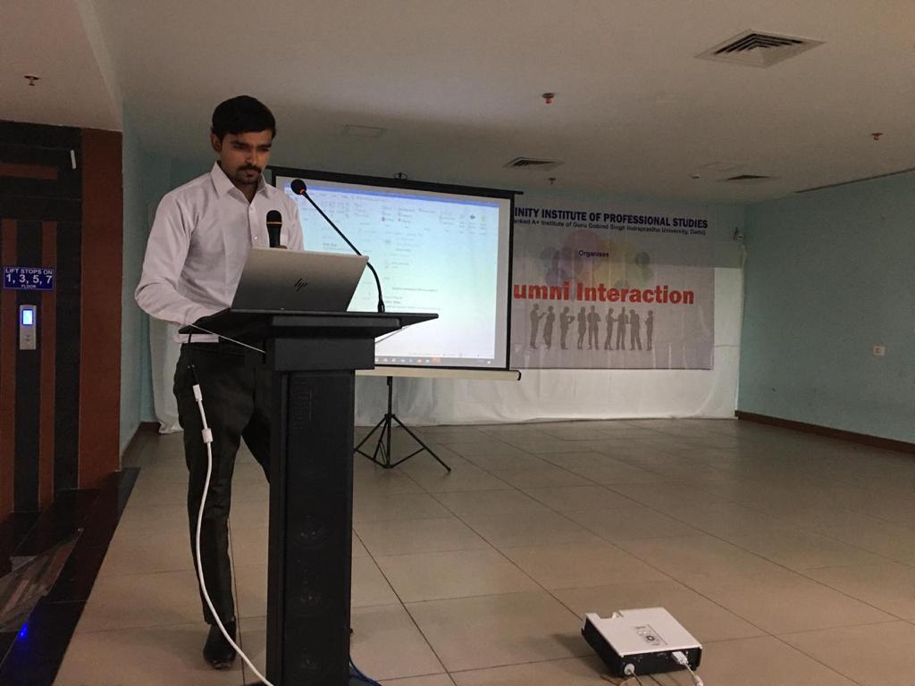 TrinityDwarka's tweet photo. TIPS invited its alumnus Mr. Nirbhay Mishra from BCA department (2015-2018) batch to the campus for an alumni interaction with the BCA students. Mr. Nirbhay is currently working as an Associate Analyst at Deloitte,Hyderabad.
#TIPSalumni #alumniinteraction
https://t.co/M4zihmRZQx https://t.co/CrDpGwKoh6