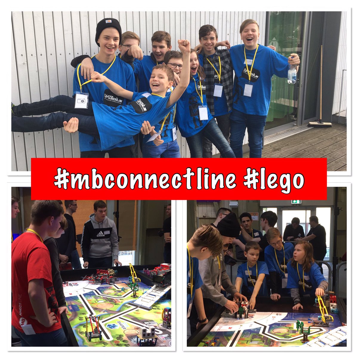 Gleich zwei unserer Teams im Viertelfinale befindet First Lego League in Schwäbisch Gmünd 👍 #mbconnectline #mind