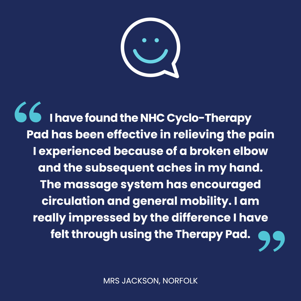 Niagara4Therapy's tweet photo. We love getting feedback from our customers. Thank you to Mrs Jackson from Norfolk for this review! https://t.co/IIzr2XxZE5