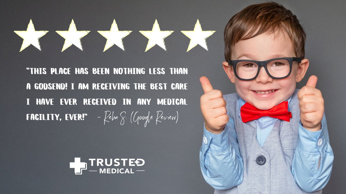 This patient left a review for Trusted ER - Hurst WHILE she was still there receiving care. We are so glad we could be such a godsend for you, Reba!
.
.
.
#TrustedER #TrustedMedical #TrustTheDiffERence #DFW #Dallas #FortWorth #PatientReview