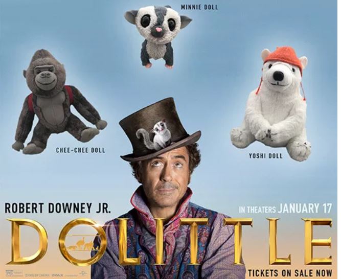 RegalMovies's tweet photo. FOLLOW us and RETWEET with #DolittlePrizeGiveaway for a chance to win the prize pack! Rules: https://t.co/IURoPDyTJe https://t.co/Ew3g5Gv6Tx