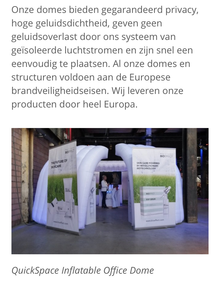 Events_NL's tweet photo. #volgtip vandaag: @quickspacedomes 
Bedrijfspresentatie: https://t.co/wWNnUkLp65 #snelruimtemaken #mobielelocaties https://t.co/EU2Hl9Qumt