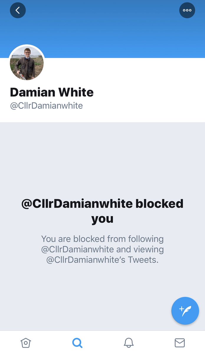 This is what happens when leader of Havering Council @CllrDamianWhite doesn’t like what his residents say about him- HE BLOCKS THEM!!  #CHICKEN #FreedomOfExpression <a href="/DagandRaiTories/">Dagenham & Rainham Conservatives</a> <a href="/LBofHavering/">Havering Council</a> <a href="/HaveringDaily/">The Havering Daily</a> @LiamColemanES