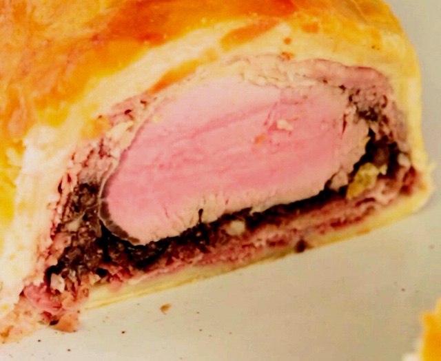 Saturday Night Special! Pork Wellington, Croquette Potatoes, Tenderstem Broccoli &amp; a Beautiful Brandy Cream - Food for the soul! Limited dishes available so call if you would like to pre-order your Pork Welly - 01206 574001 #pork #greenroom #northhillhotel #colchester #essex