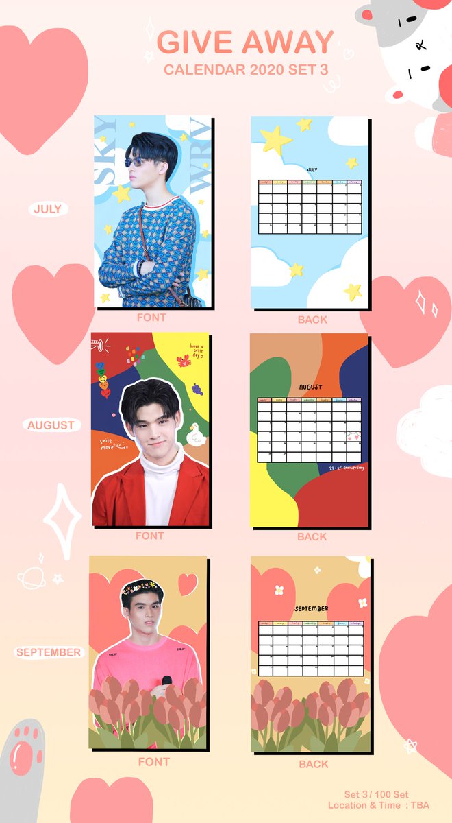 HEAVEN_SKY_WRV's tweet photo. ﹋﹌ GIVE 🎁  AWAY ﹋﹌ 
" Happy New year 2020" 
 2020 Calendar 100 Set 
START  SET 3 
☁️ SET 3 ~ Date : 20.01.19
☁️ Place : ทางเชื่อม BTS Siam
                  Square 1 
☁️ Location &amp; Time : TBA
☁️ Project by Heaven &amp; Puna 
☁ #skywongravee 
☁️ #ก้อนเมฆของสกาย https://t.co/9ne6A04Kwm